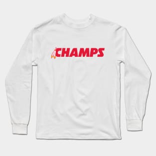 KC Champs - White Long Sleeve T-Shirt